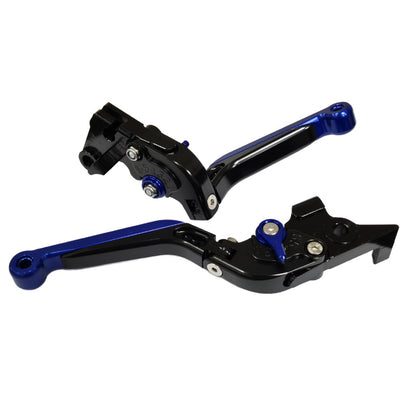 Adjustable Black / Blue Clutch & Brake Levers Yamaha Tenere 700 2019-2026