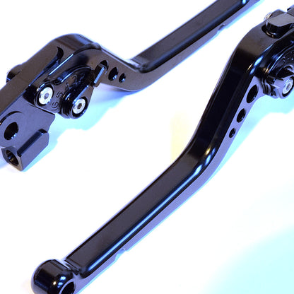 Long Black Clutch & Brake Levers For Yamaha FZ-09 / MT-09 2014-2020