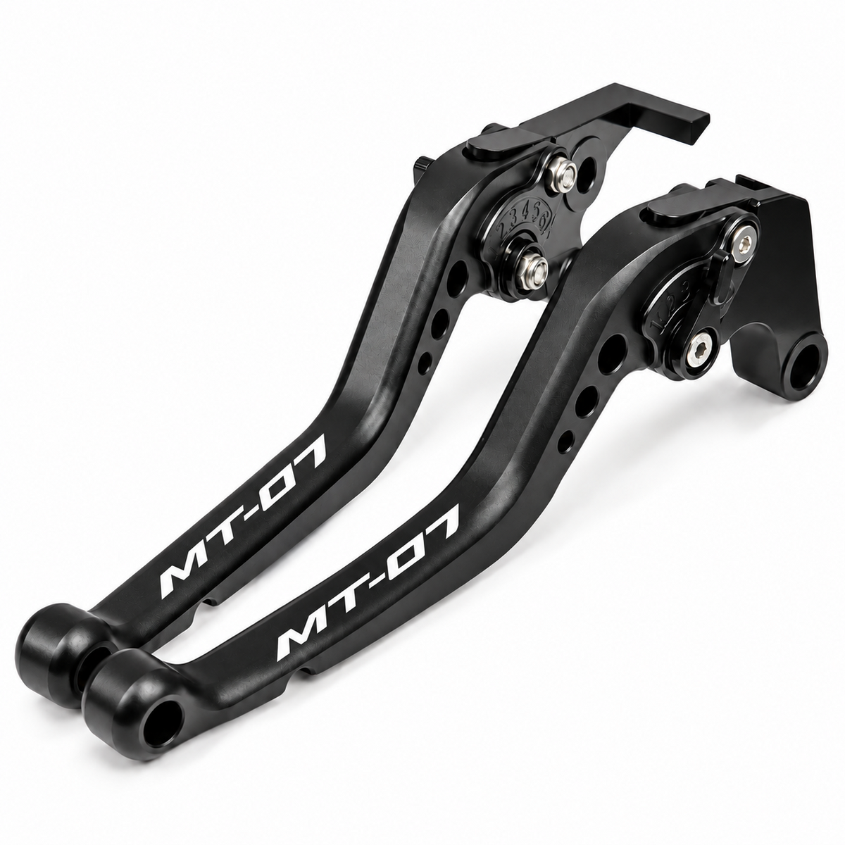 Long Black Clutch & Brake Levers Yamaha FJ-07 / MT-07 2014-2026