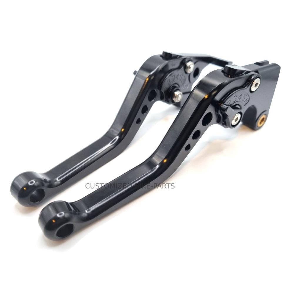 Short Black Clutch & Brake Levers For Yamaha XV 950 Racer 2016-2019