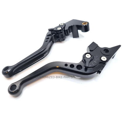Short Black Clutch & Brake Levers For Yamaha XV 950 Racer 2016-2019