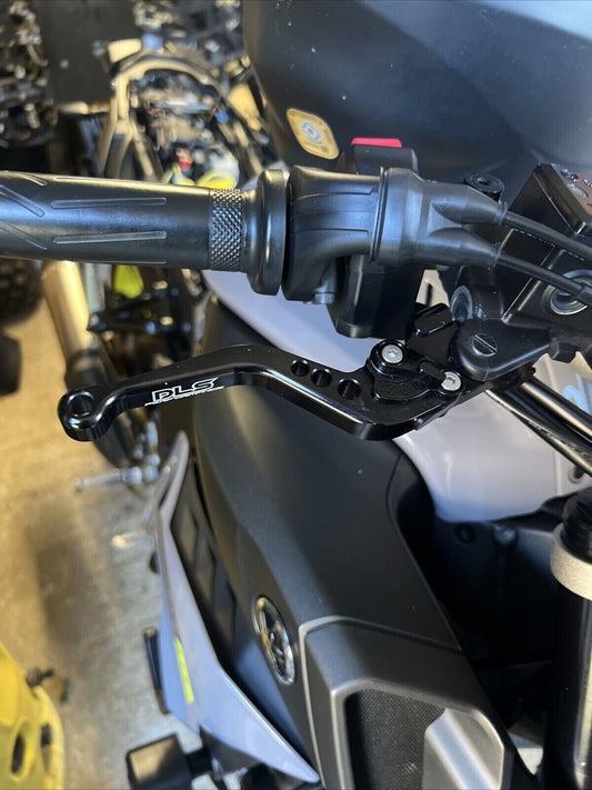 DLS Performance Short Black Clutch & Brake Levers For Yamaha Tracer 7GT 2021-202