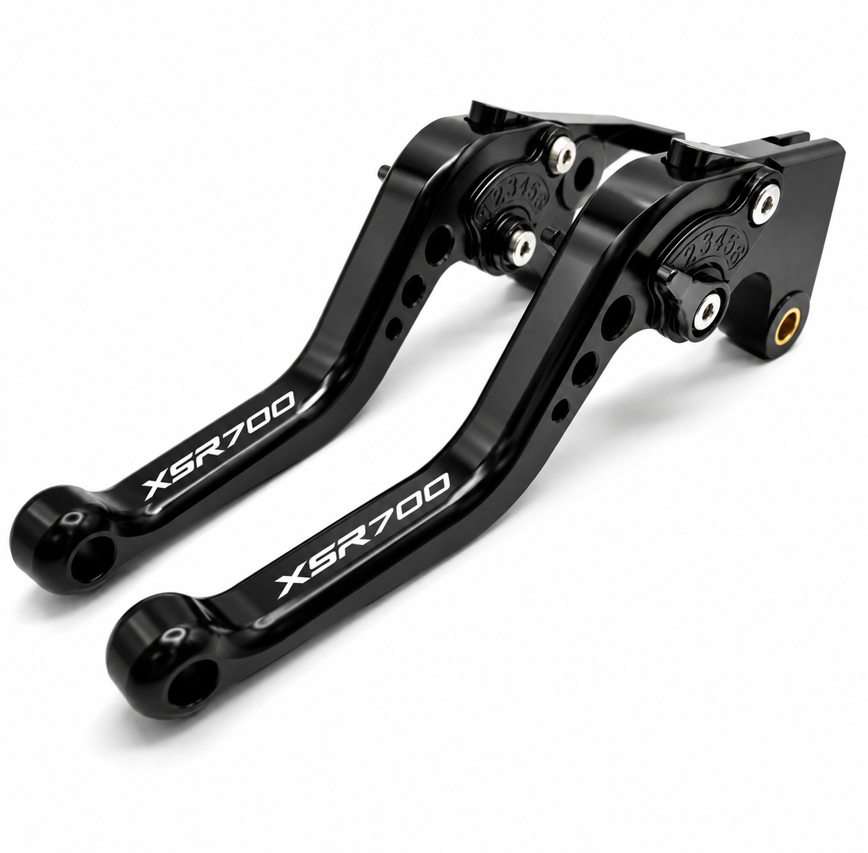Short Black Clutch & Brake Levers For Yamaha XSR 700 2016-2021