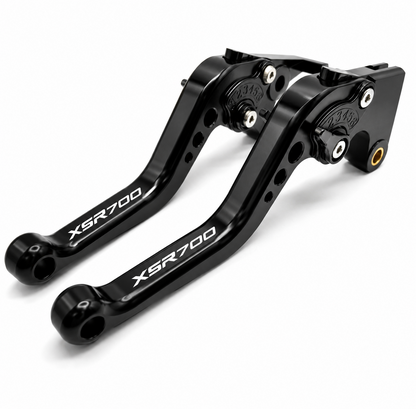 Short Black Clutch & Brake Levers For Yamaha XSR 700 2016-2021
