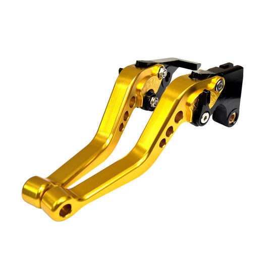 CNC Short Gold Clutch & Brake Levers For Yamaha FZ1 FAZER 2006-2015