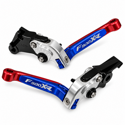 Red / Silver Clutch & Brake Levers For BMW F900XR 2019-2026