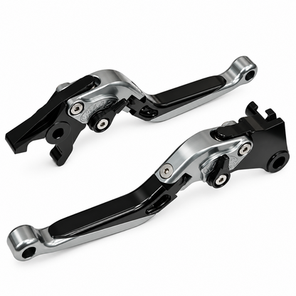 Grey / Black Adjustable Clutch & Brake Levers For BMW F850GS / F750GS 2018-2026