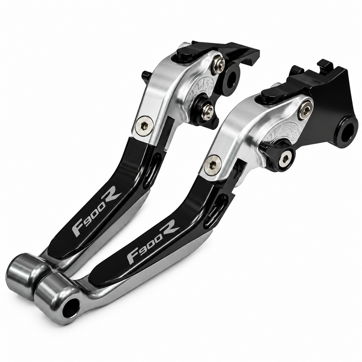 Grey / Black Clutch & Brake Levers For BMW F900R 2019-2026