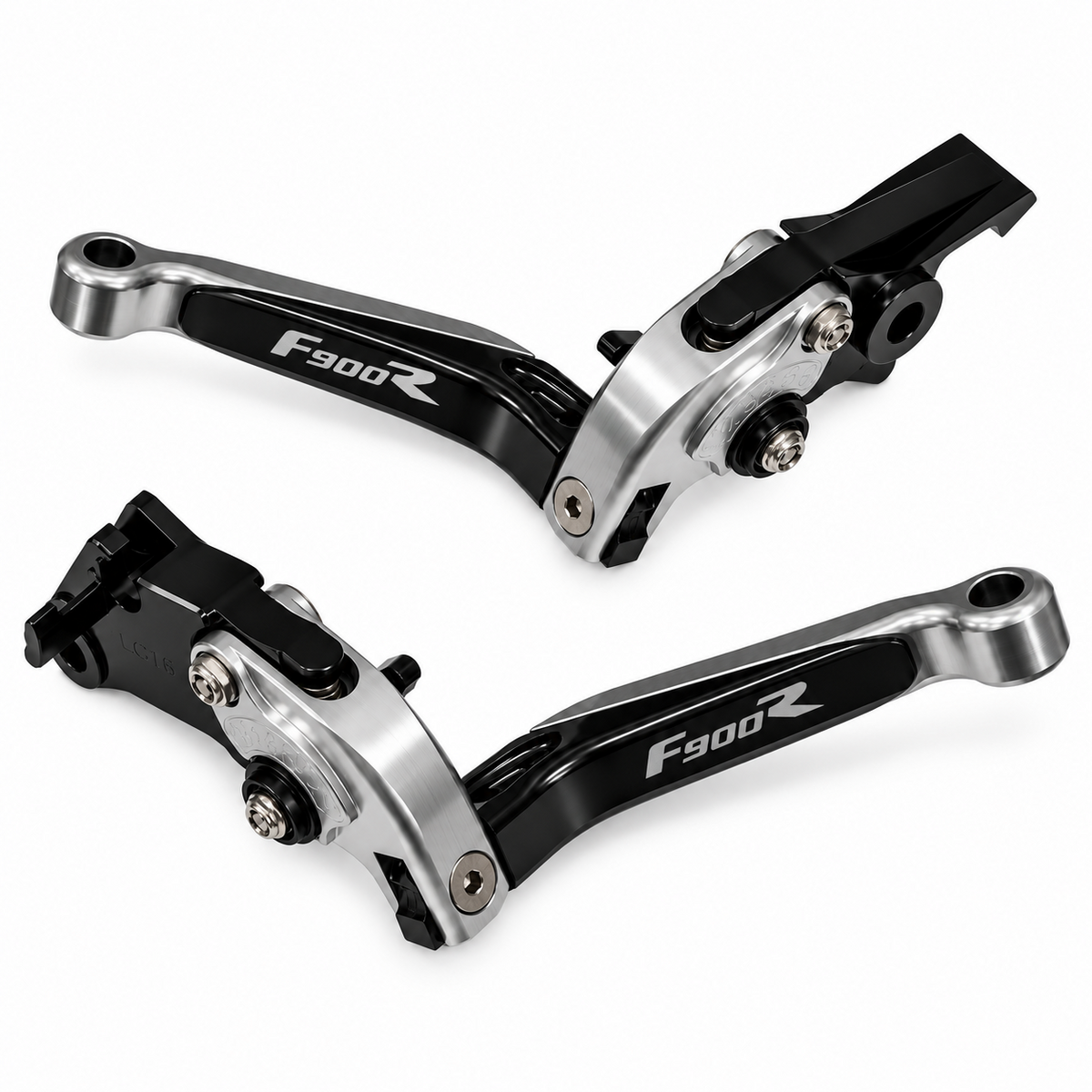 Grey / Black Clutch & Brake Levers For BMW F900R 2019-2026