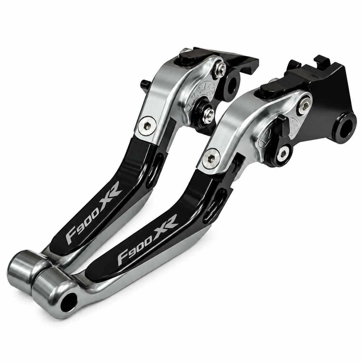 Grey / Black Clutch & Brake Levers For BMW F900XR 2019-2026