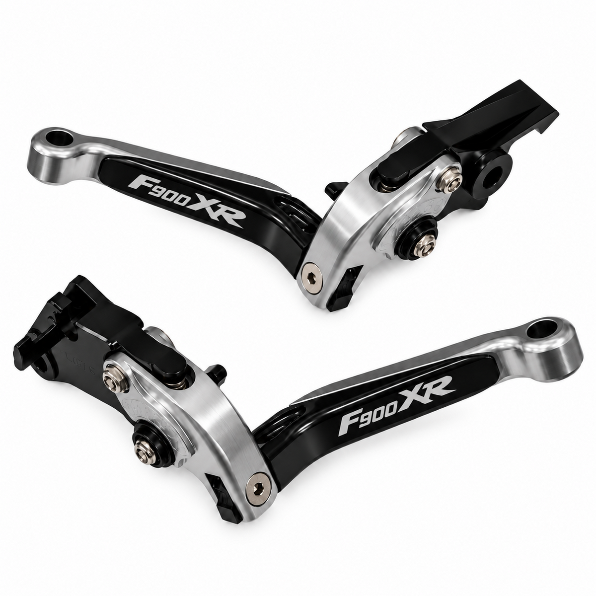 Grey / Black Clutch & Brake Levers For BMW F900XR 2019-2026