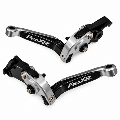 Grey / Black Clutch & Brake Levers For BMW F900XR 2019-2026