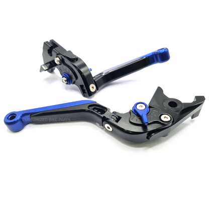 Adjustable Clutch Brake Levers Black/Blue - Suzuki GSX-S950 2021-2026