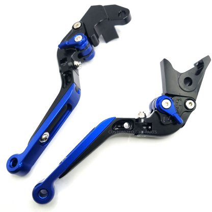 Adjustable Clutch Brake Levers Black/Blue - Suzuki GSX-S950 2021-2026