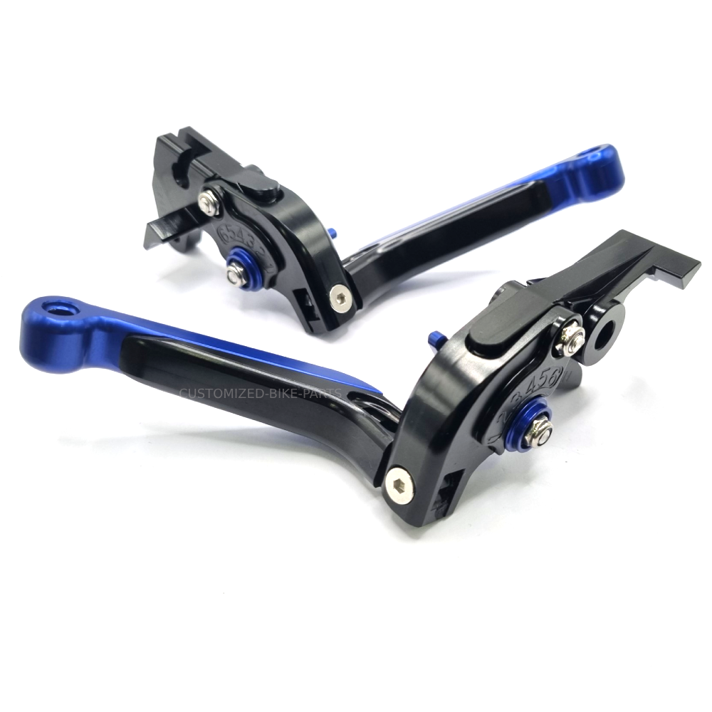 Adjustable Clutch Brake Levers Black/Blue - Suzuki GSX-S950 2021-2026