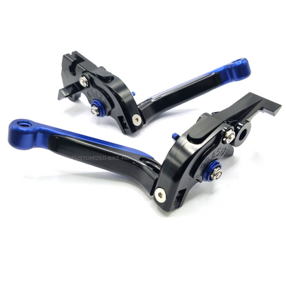 Adjustable Clutch Brake Levers Black/Blue - Suzuki GSX-S950 2021-2026