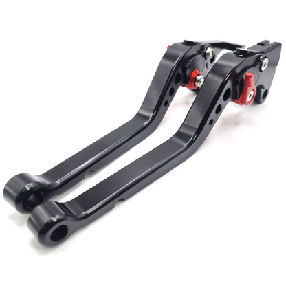Long Black Clutch & Brake Levers For Suzuki GSX-8T GSX-8TT 2025-2026
