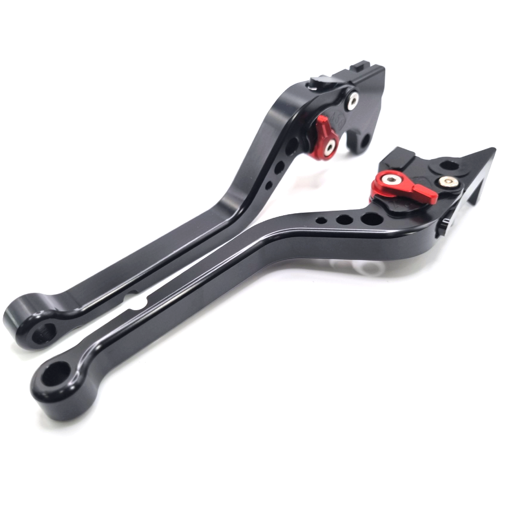 Long Black Clutch & Brake Levers For Suzuki GSX-8T GSX-8TT 2025-2026