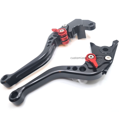 Short Black Clutch & Brake Levers For Suzuki GSX-8T GSX-8TT 2025-2026