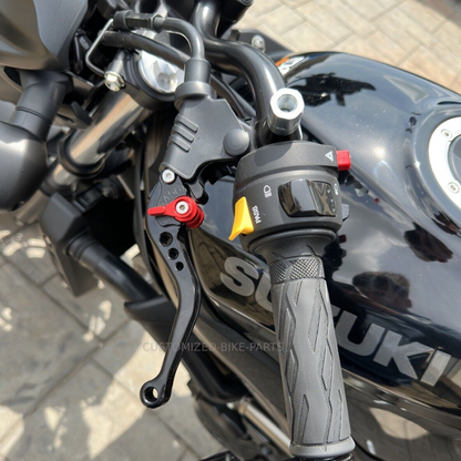 Short Black Clutch & Brake Levers For Suzuki GSX-8T GSX-8TT 2025-2026