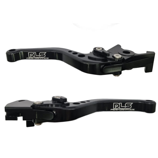 DLS Performance Short Black Clutch & Brake Levers For Suzuki GSX-S950 2021-2026