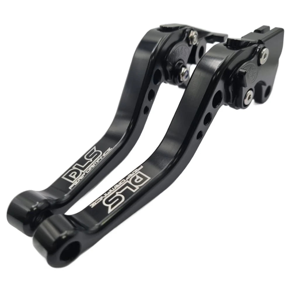 DLS Performance Short Black Clutch & Brake Levers For Suzuki GSX-S950 2021-2026