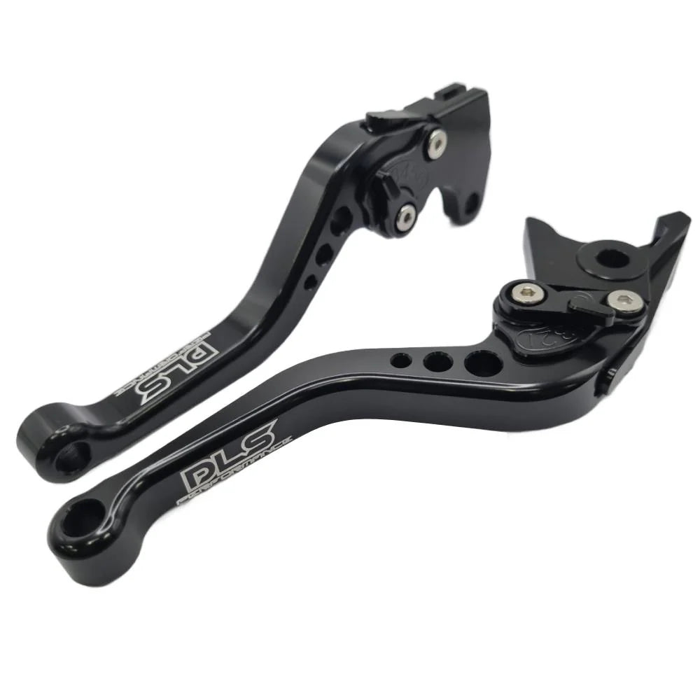 DLS Performance Short Black Clutch & Brake Levers For Suzuki GSX-S950 2021-2026