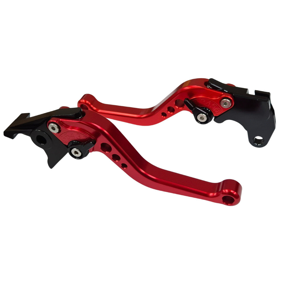 Short Red Clutch & Brake Levers For Suzuki GSX-8T GSX-8TT 2025-2026