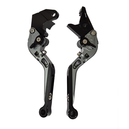 Adjustable Clutch Brake Levers Titanium / Black Suzuki GSX-8T GSX-8TT 2025-2027