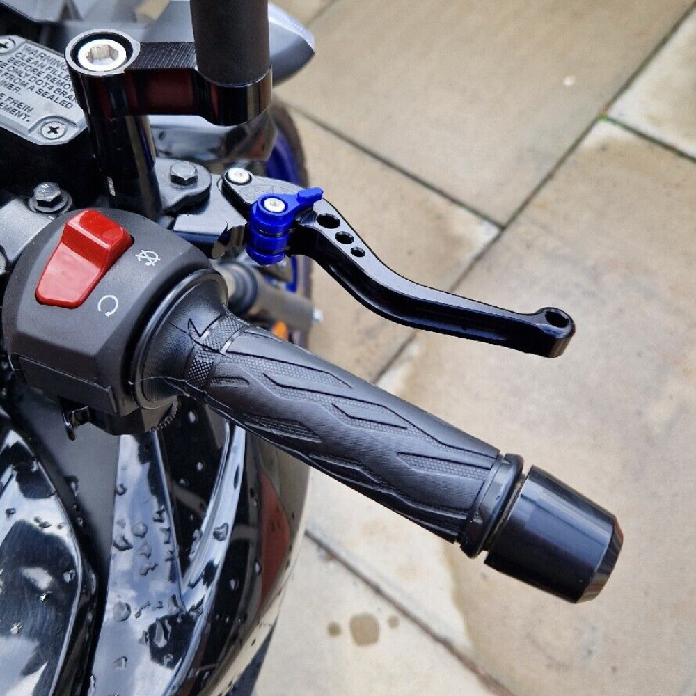 Short Black Blue Clutch & Brake Levers For Suzuki GSX-S 125 2020-2025
