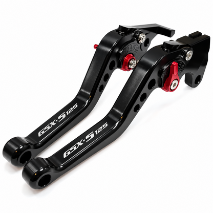 Short Black Clutch & Brake Levers - Suzuki GSX-S 125 2020-2026