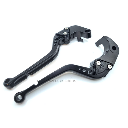 Long Black Clutch & Brake Levers For Suzuki GSX-S1000 F / S 2015-2020