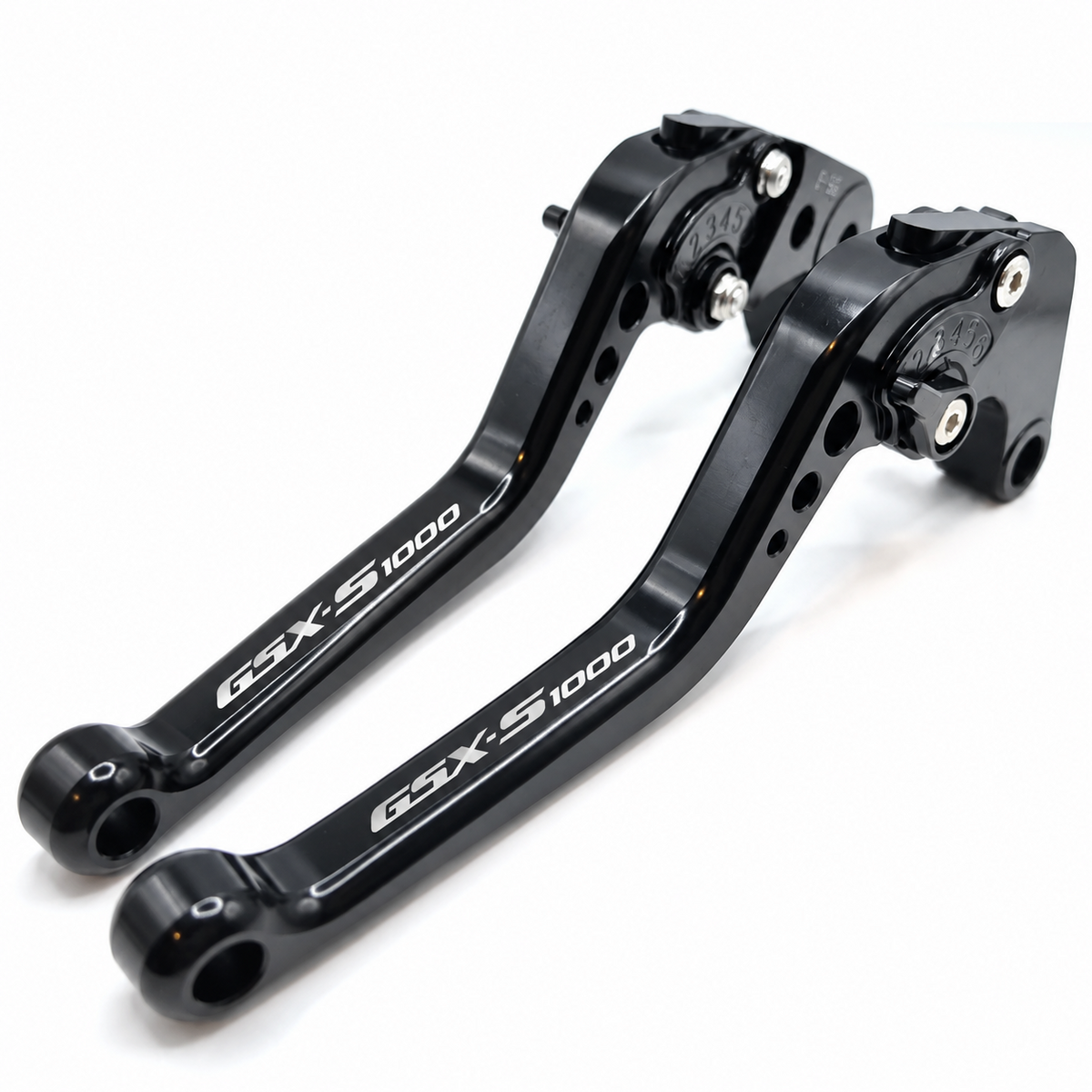 Long Black Clutch & Brake Levers For Suzuki GSX-S1000 F / S 2015-2020