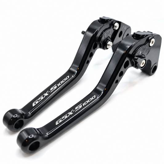 Long Black Clutch & Brake Levers For Suzuki GSX-S1000 F / S 2015-2020
