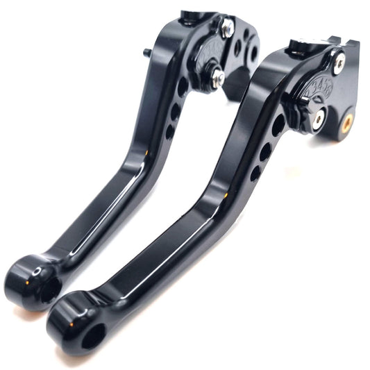 CNC Short Black Clutch & Brake Levers For Suzuki GSX-R 600 2006-2021
