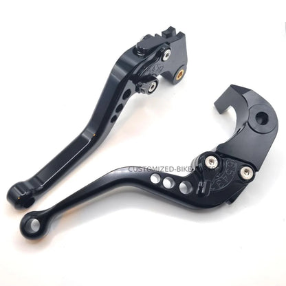 CNC Short Black Clutch & Brake Levers For Suzuki GSX-S1100 KATANA 2020-2021
