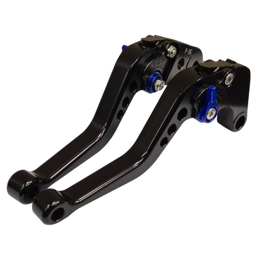Short Black Blue Clutch & Brake Levers For Suzuki GSX-S1000 F / S 2015-2020