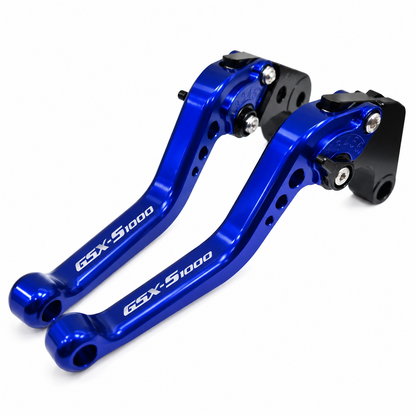 Short Blue Clutch & Brake Lever For Suzuki GSX-S1000 F / S 2015-2020