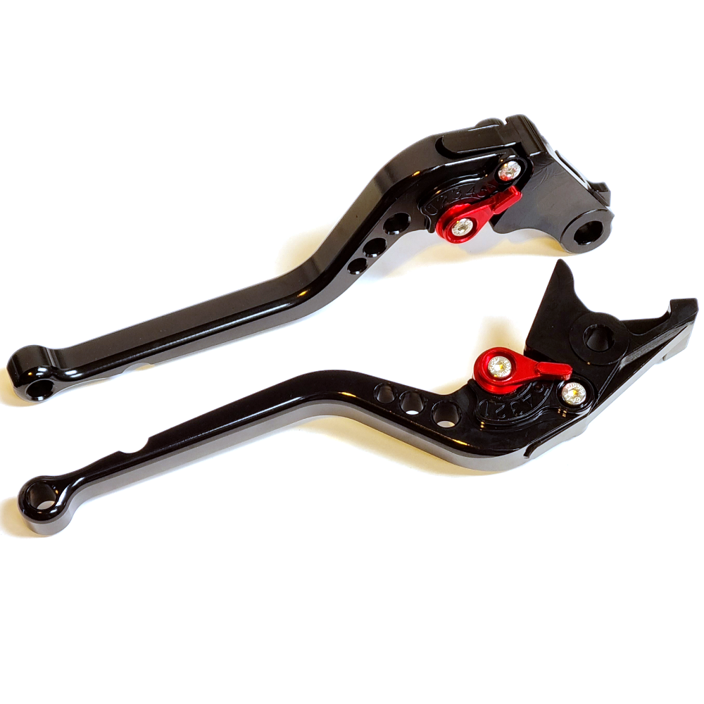Honda CB750 Hornet 2023-2026 | Long Clutch Brake Lever Set - Black Red