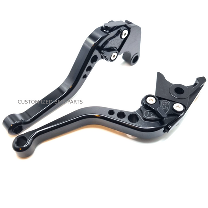 Short Black Clutch & Brake Levers Set for Honda CB750 Hornet 2023-2026