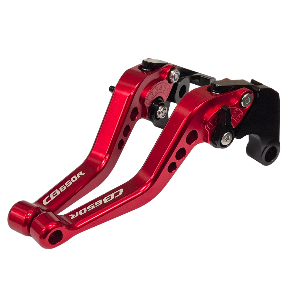 Honda CB650R 2014-2026 | Short Clutch Brake Lever Set - Red