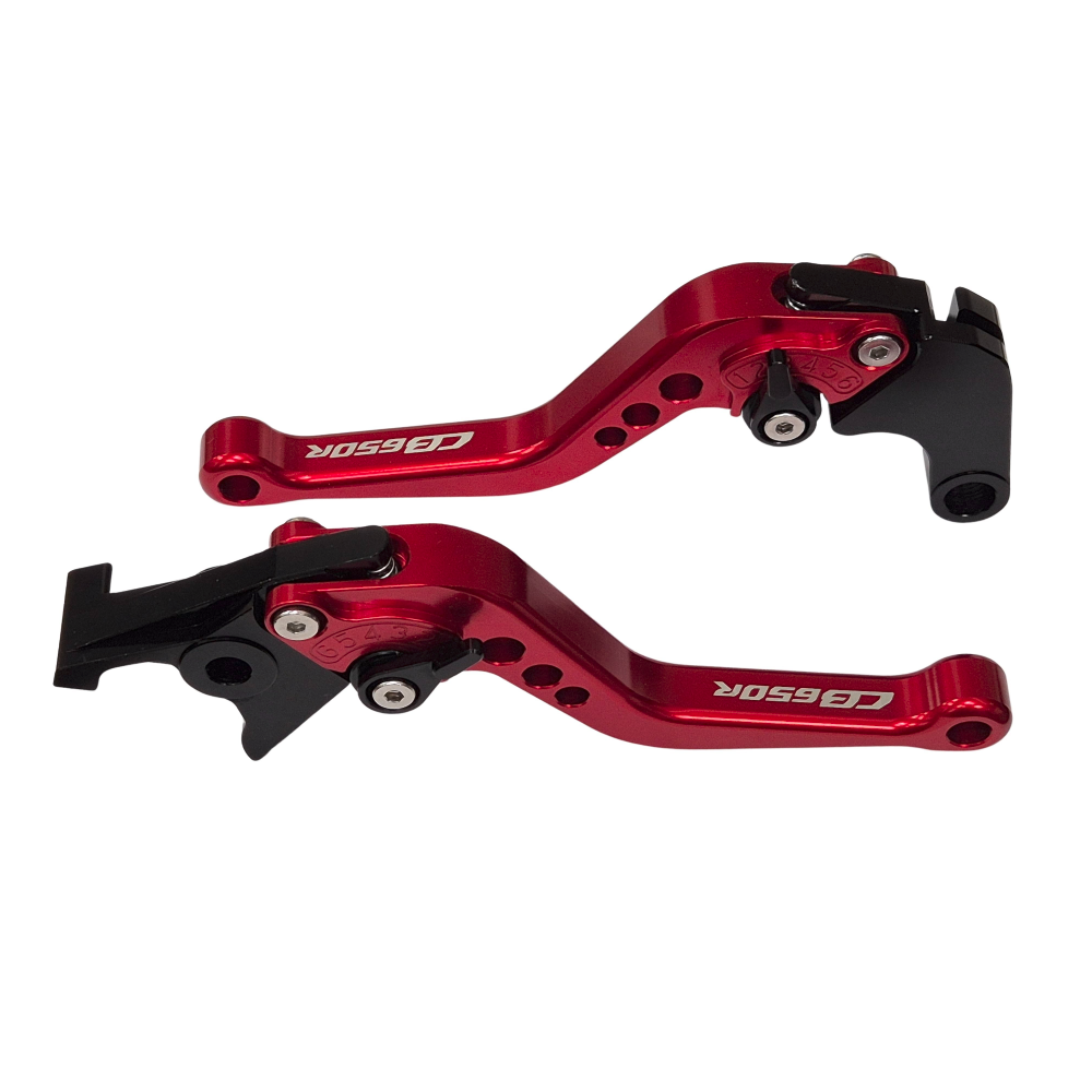 Honda CB650R 2014-2026 | Short Clutch Brake Lever Set - Red
