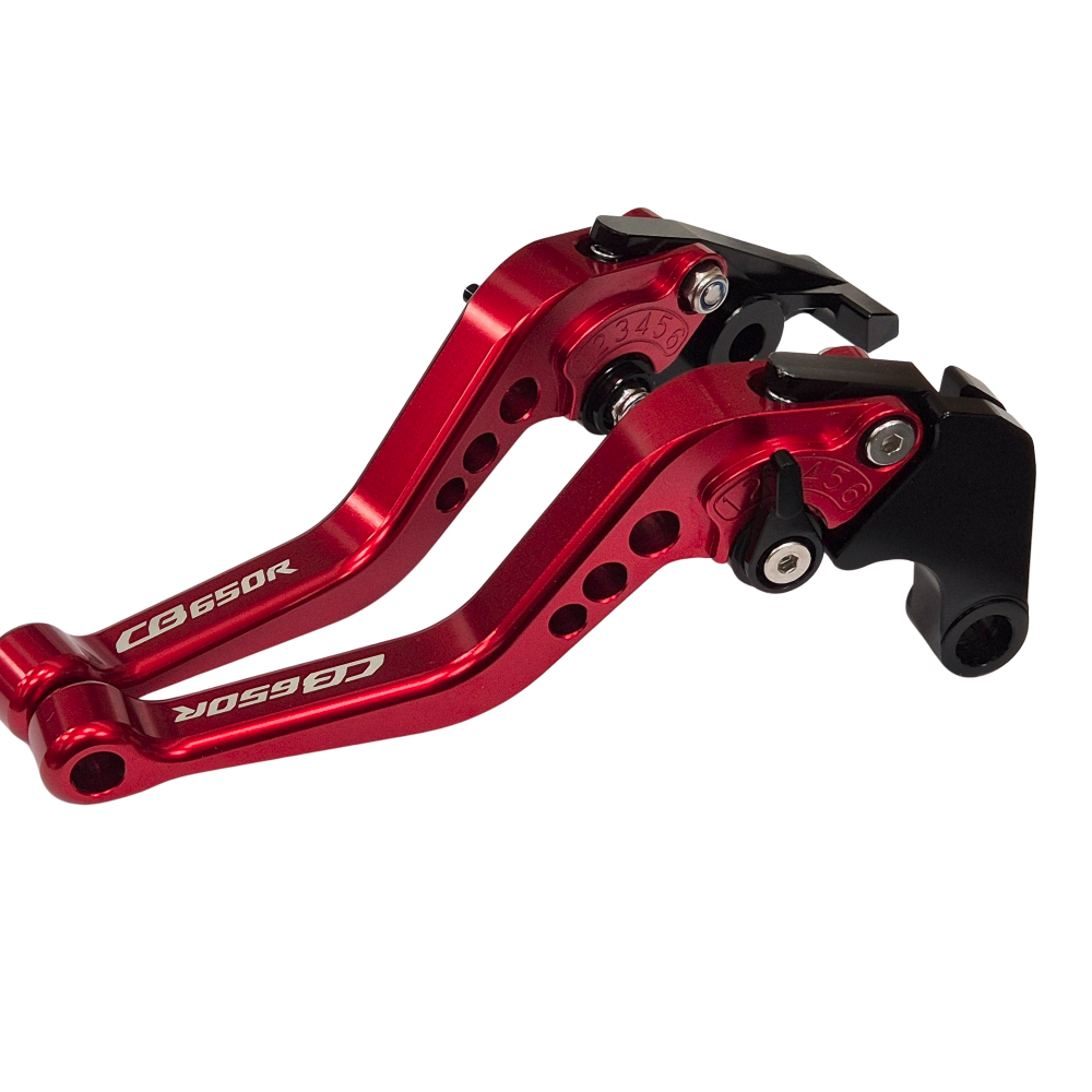 Honda CB650R 2014-2026 | Short Clutch Brake Lever Set - Red