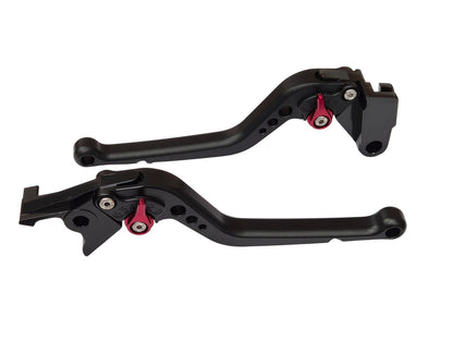 CNC Long Black Clutch & Brake Levers For Kawasaki Z650 2017-2025