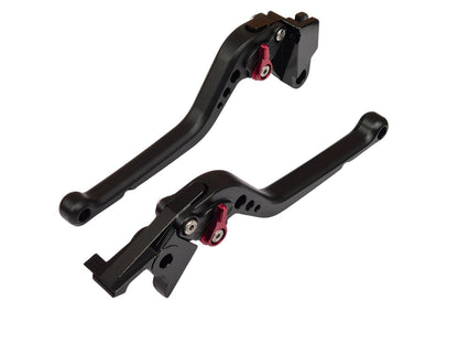 CNC Long Black Clutch & Brake Levers For Kawasaki Z650 2017-2025