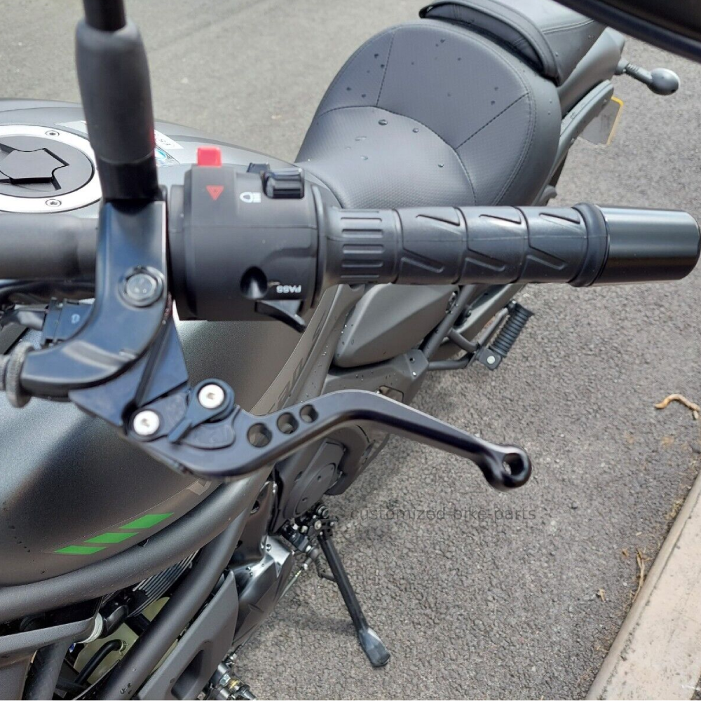 Short Black Clutch & Brake Levers - Kawasaki Vulcan S 650 2015-2026