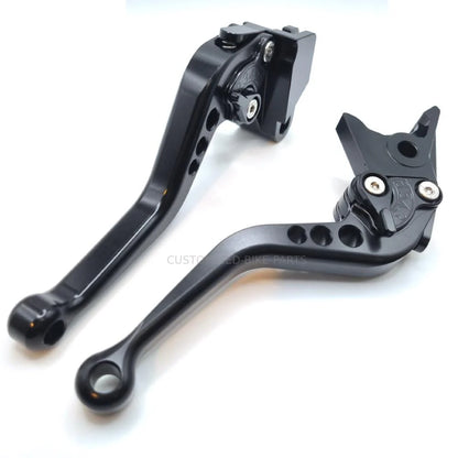 Short Black Clutch & Brake Levers For Kawasaki Versys 1000 2015-2019