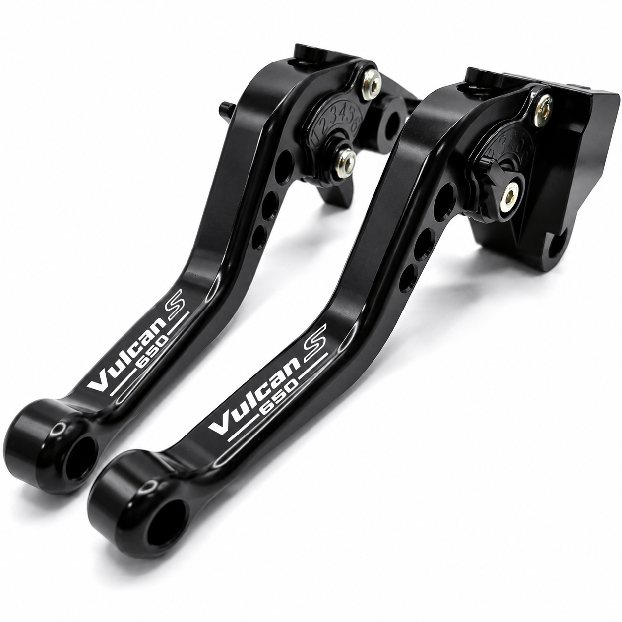 Short Black Clutch & Brake Levers - Kawasaki Vulcan S 650 2015-2026