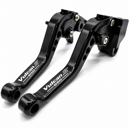 Short Black Clutch & Brake Levers - Kawasaki Vulcan S 650 2015-2026