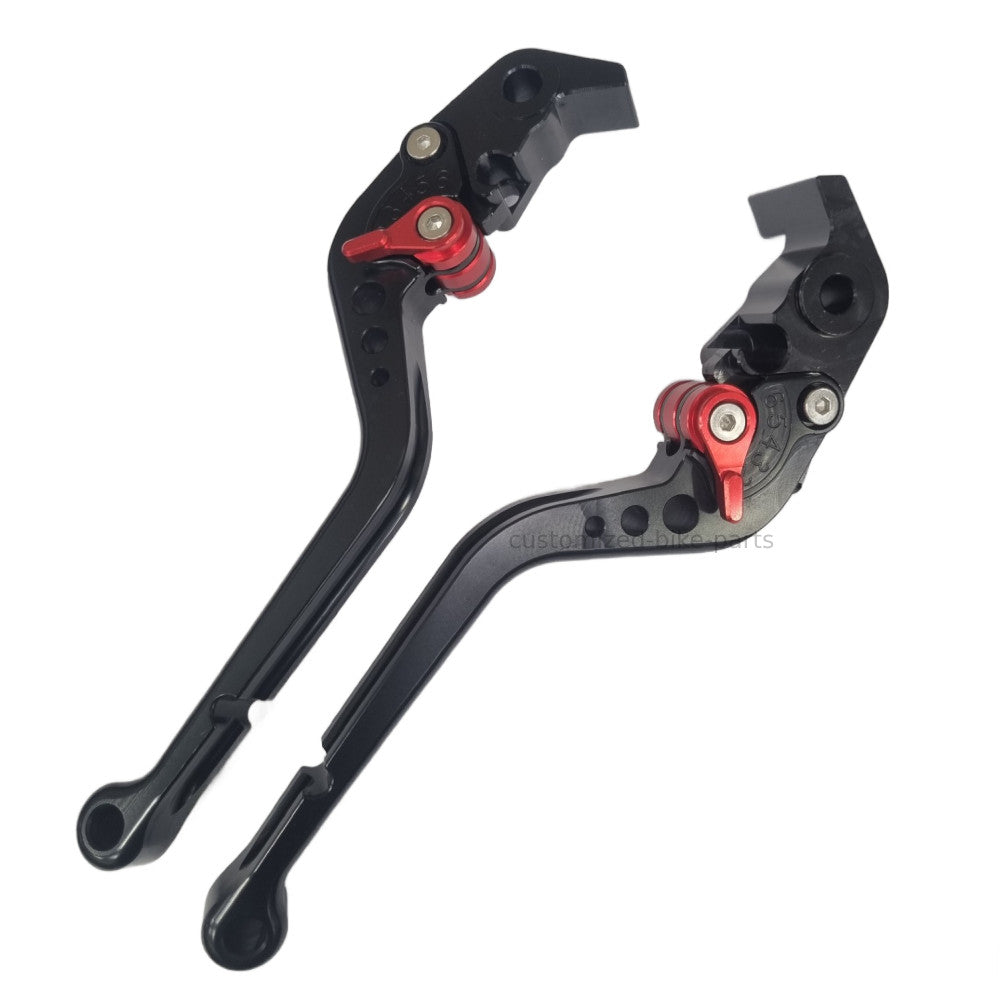 Long Black Adjustable Brake & Clutch Lever Set - KTM 990 SuperDuke 2005-2013